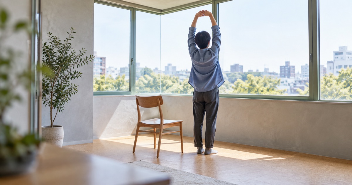 姿勢の正し方｜座り・立ち・寝るときの整え方2026のイメージ写真
